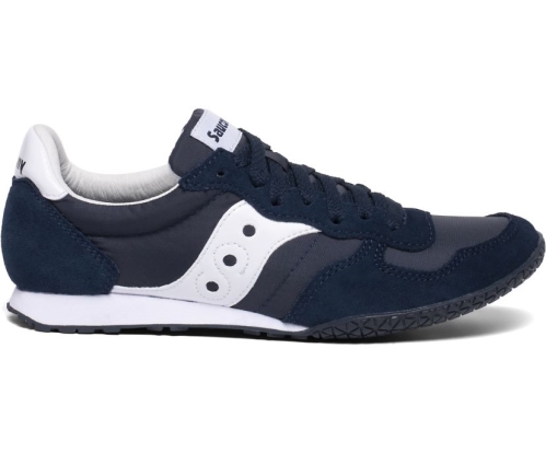 Tenis Saucony Bullet Mujer Zapatos Originales Azul Marino / Blancas México MX-743-QH